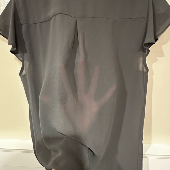 Gray Women's Casual Blouse - Picture 4 of 5